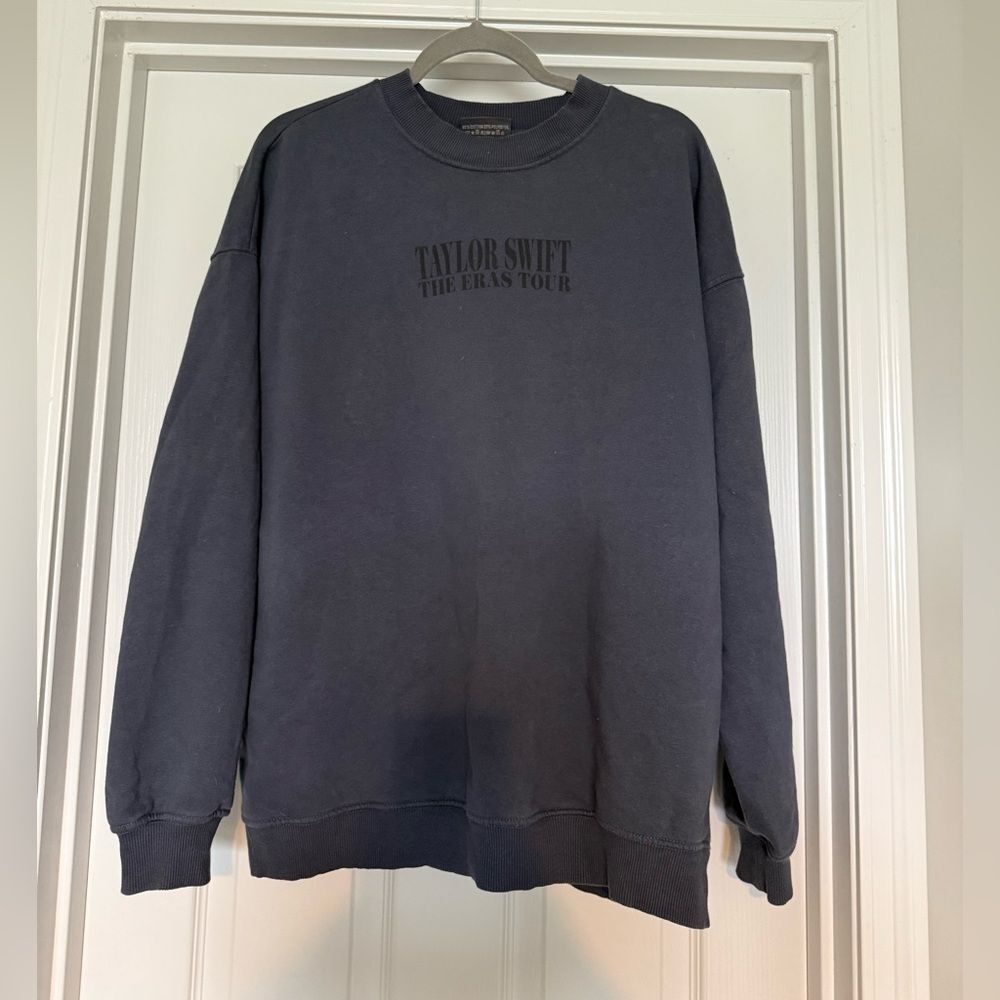 Taylor Swift grey blue crewneck Sweatshirt